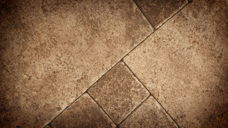Rustic Stone Tile Floor