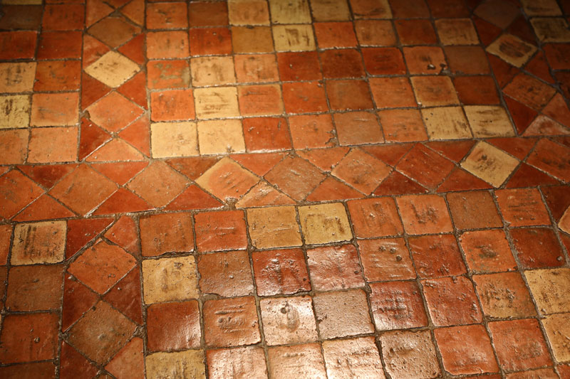Waxed Terracotta Stone Tile Flooring
