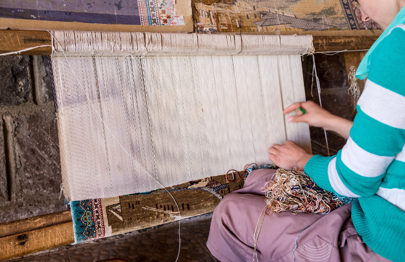 Carpet-weaving