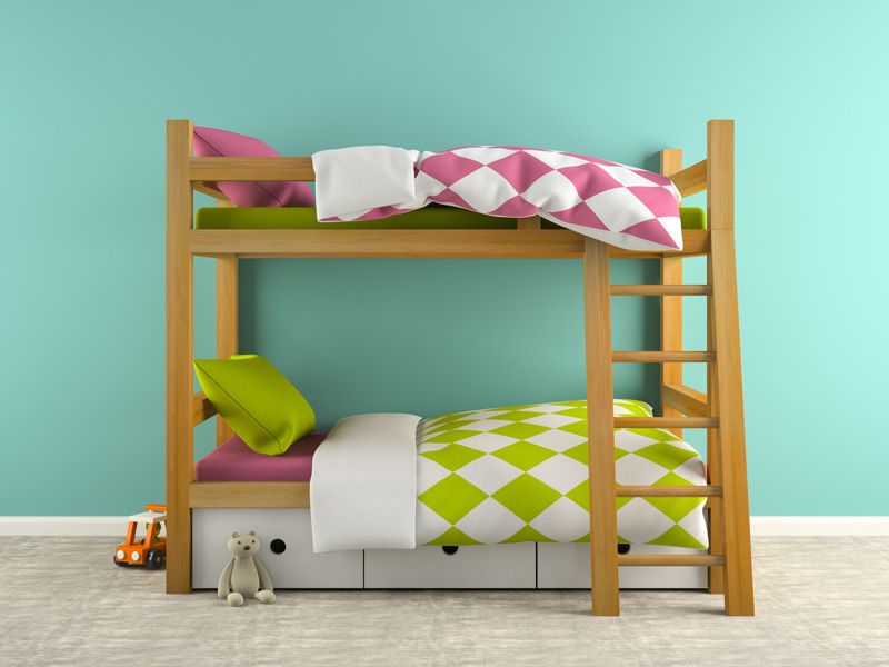 Colorful Bunk Beds