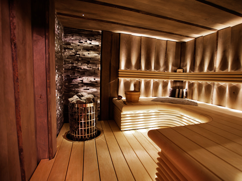 Finnish Sauna Interior