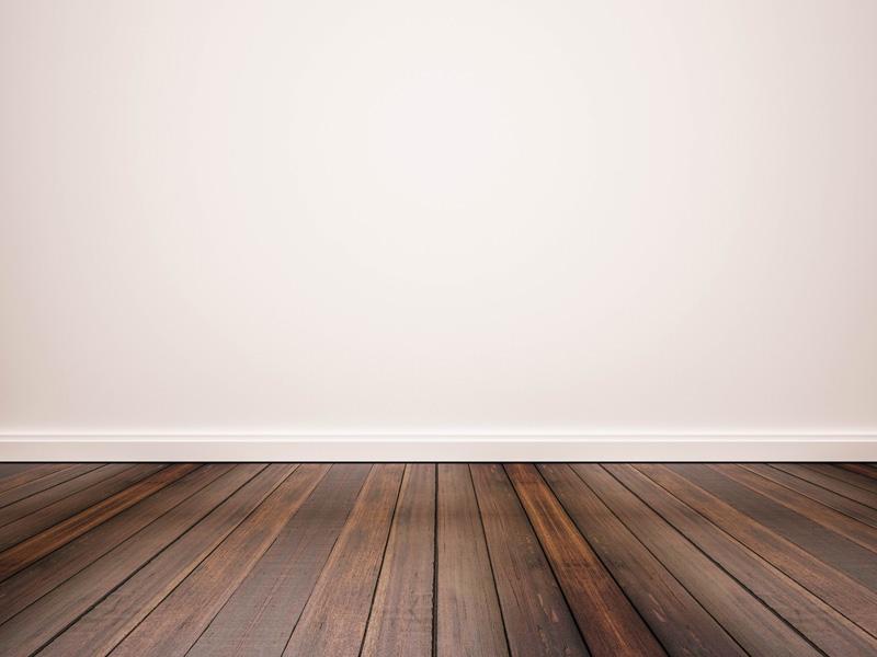 White Wall Wood Floor